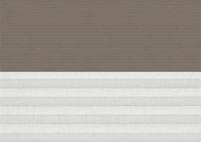 Duo Blind (Blackout), 4574 Warm Grey & 1016 White - VELUX Loft Blind - Image 4